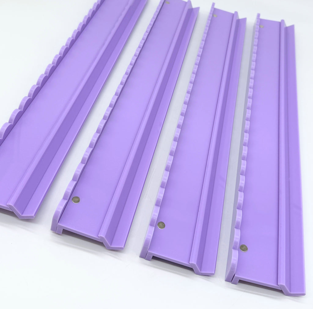 Purple Racks w/Purple Scallop Pusher